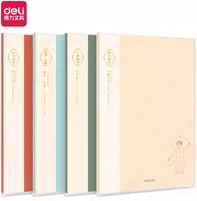 Блокнот с обложкой "Deli" 203 х 140 мм, 72 л. (Арт. - 319-EN) Ассортимент