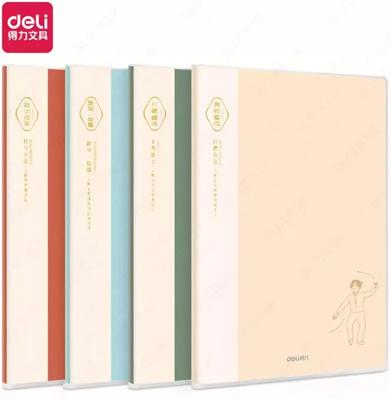 Блокнот с обложкой "Deli" 203 х 140 мм, 72 л. (Арт. - 319-EN) Ассортимент