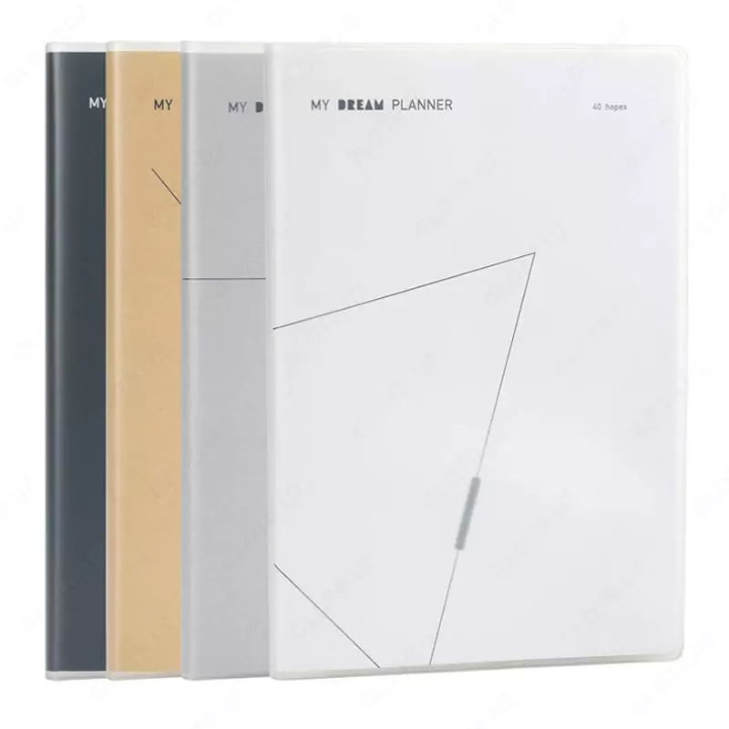 Bloknot (chiziq) "Deli" 252 x 174 mm, 96 l., qattiq qopqoq (Art. - 324-EN) Assortiment