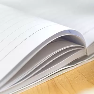 Блокнот (линия) "Deli" 252 х 174 мм, 96 л., твердая обложка (Арт. - 324-EN) Ассортимент