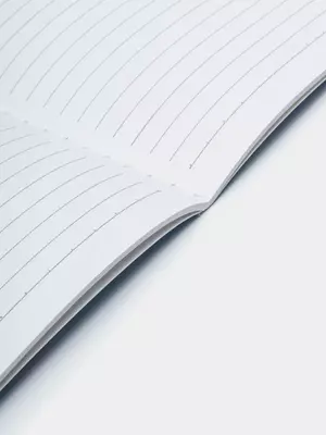 Блокнот (линия) "Deli" А5, 40 л., твердая обложка (Арт. - 540-ENA-FX-03) Светло-синий