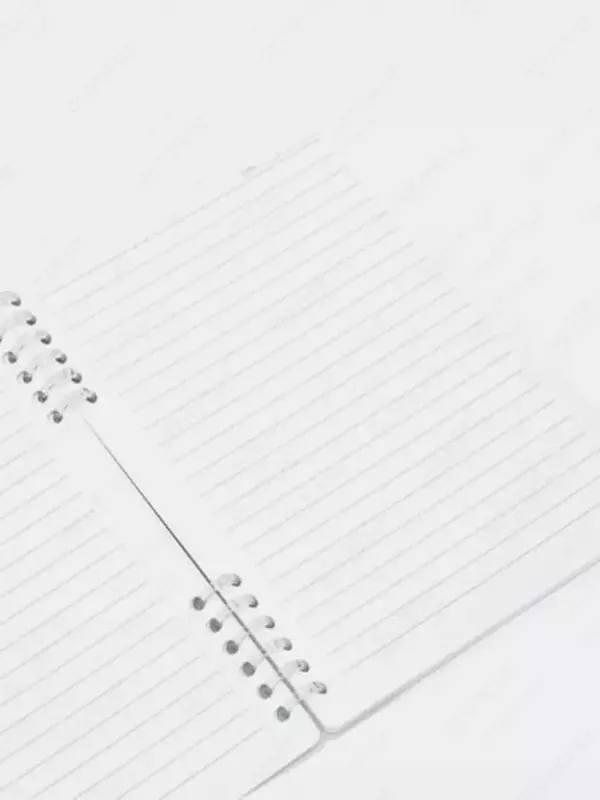 Блокнот для записей (линия) "Deli" А5, 50 л., твердая обложка, пласт. спираль (Арт. - 206-EN) Ассортимент