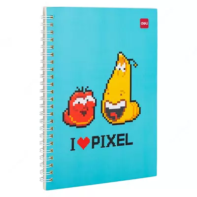 Блокнот для записей (линия) "Deli" А5, 60 л., твердая обложка, пласт. спираль (Арт. - 560-ELA-LX-01) Ассортимент