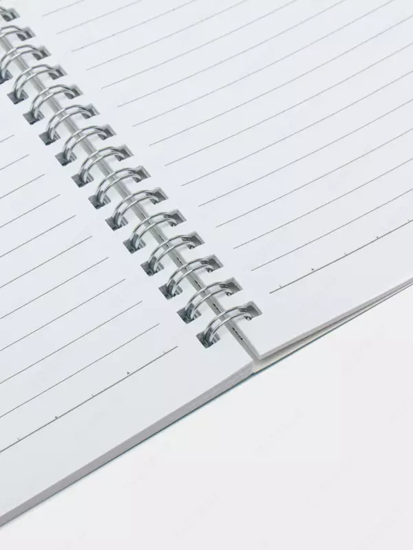 Блокнот (линия) "Deli" А5, 60 л., твердая обложка, металлич. спираль (Арт. - 560-ELA-LX-05) Темно-синий