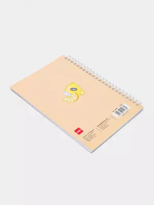 Блокнот для записей (линия) "Deli FIKA TIME" А5, 60 л., твердая обложка, пласт. спираль (Арт. - 560-ELA-LX-06)