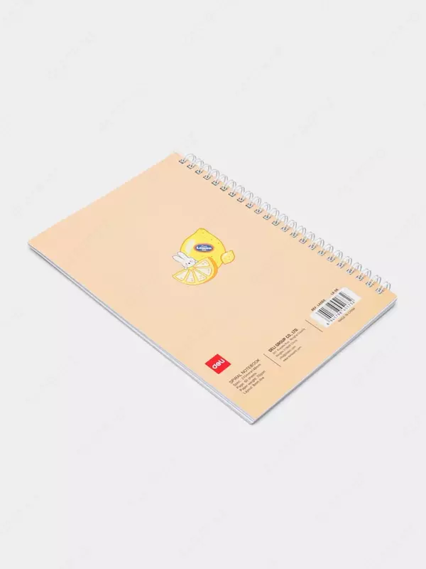 Блокнот для записей (линия) "Deli FIKA TIME" А5, 60 л., твердая обложка, пласт. спираль (Арт. - 560-ELA-LX-06)