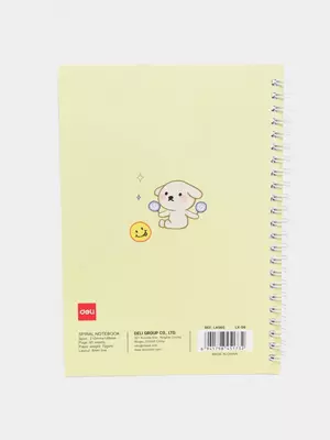 Блокнот для записей (линия) "Deli JELLY DAY" А5, 60 л., твердая обложка, пласт. спираль (Арт. - 560-ELA-LX-06)