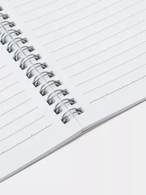 Блокнот (линия) "Deli Light and Airy" А5, 60 л., твердая обложка, металлич. спираль (Арт. - 560-ELA-LX-20) Бежевый