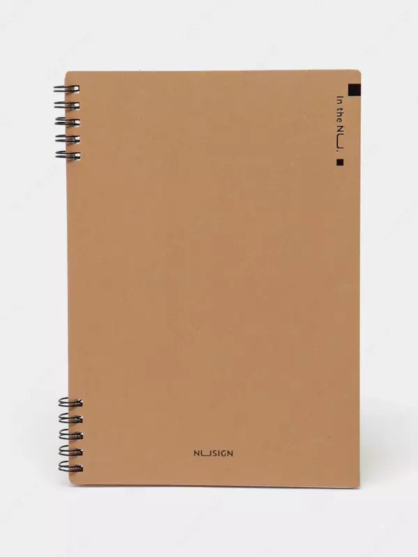 Noutbuk (chiziq) "Deli Camping" A5, 60 varaq, qattiq qopqoq, metall. spiral (Art. - 560-ELA-LX-22) Jigarrang