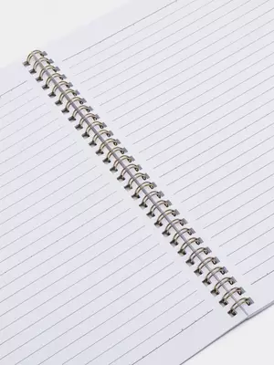 Daftar (chiziq) "Deli Happy Market" B5, 60 varaq, qattiq qopqoq, metall. spiral (Art. - 560-ELB-LX-13) Apelsin