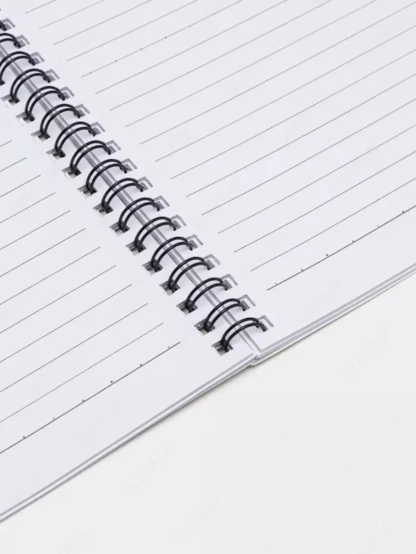 Блокнот (линия) "Deli ABCD Dark Gray" В5, 60 л., твердая обложка, пласт. спираль (Арт. - 560-ELB-LX-14) Темно-серый