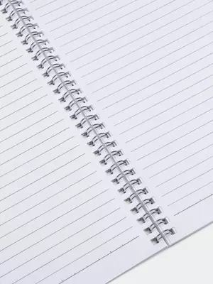 Блокнот (линия) "Deli Trend SPORT", В5, 60 л., твердая обложка, металлич. спираль (Арт. - 560-ELB-LX-15) Белый/Оранжевый