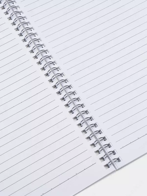 Блокнот (линия) "Deli Trend SPORT", В5, 60 л., твердая обложка, металлич. спираль (Арт. - 560-ELB-LX-15) Белый/Синий