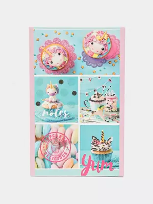 "BG" daftarchasi Shirin ertak, qisqich bilan mahkamlangan, A6, 32 varaq, yaltiroq (Art. - B6sk32_bl_10088)