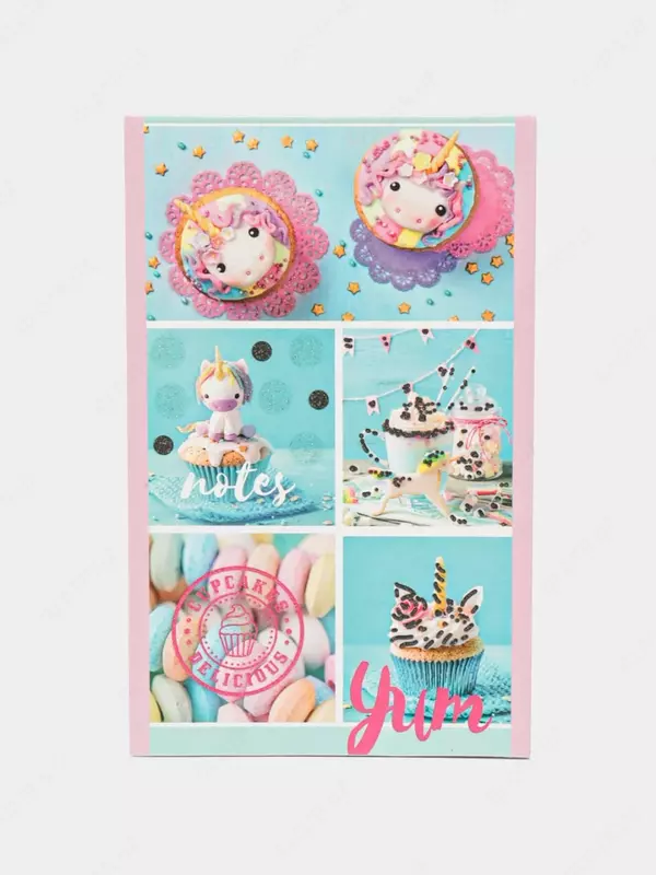 "BG" daftarchasi Shirin ertak, qisqich bilan mahkamlangan, A6, 32 varaq, yaltiroq (Art. - B6sk32_bl_10088)