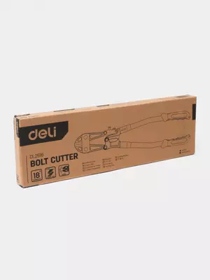 Болторез "Deli Tools", 18", 450 мм, макс. захват 6 мм, сталь CrMo, обрезиненные рукояти (Арт.- EDL2618)