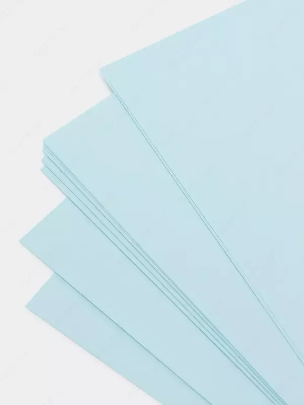 Цветная копировальная бумага "Deli" А4, 100 л., 80 гр/м2, (Арт. - 7757-bl) Светло-синяя