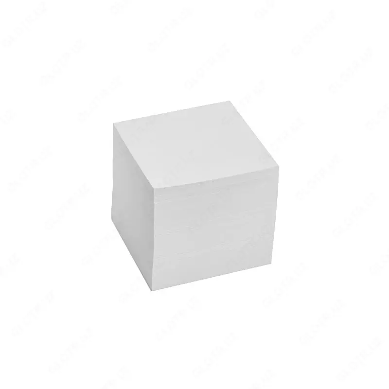 Бумажный блок для заметок (не клеевой) "OfficeMax" 9 x 9 x 5 см (Арт. - бумзам200г) Белый