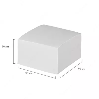 Бумажный блок для заметок (не клеевой) "OfficeMax" 9 x 9 x 5 см (Арт. - бумзам200г) Белый