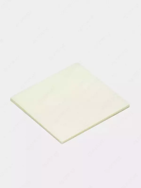 Yopishqoq qirrali stikerlar "Deli" 76 x 76 mm, 50 varaq. (modda - 043-EA) Oq