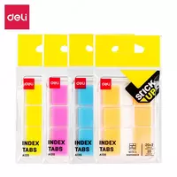 Индекс - закладки для записей "Deli" 38 х 18 мм/38 х 25 мм