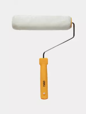 Малярный ручной валик для внутренних работ (акриловая щетина) "Deli Tools" ворс 7 мм, пласт. ручка (Арт.- EDL509609)