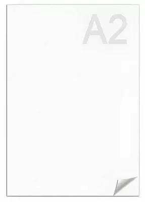 "LenGoznak" A2 chizish uchun whatman qog'ozi, 200 g/m2 (Art. - BC-0606) Oq