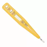 Тестер напряжения (вольтметр-отвертка) "Deli Tools" 12-250V AC/DC (Арт. - EDL8003) Желтый - 11 000 сум