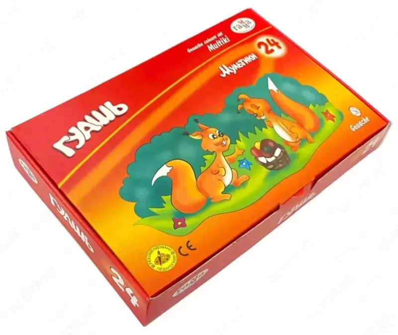 Badiiy gouache "Gamma" Multfilmlar, jar 20 ml., 24 rang. (- 81220201-modda)