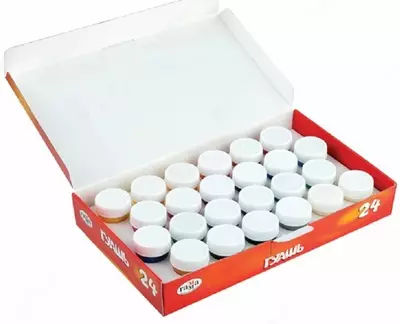 Badiiy gouache "Gamma" Multfilmlar, jar 20 ml., 24 rang. (- 81220201-modda)