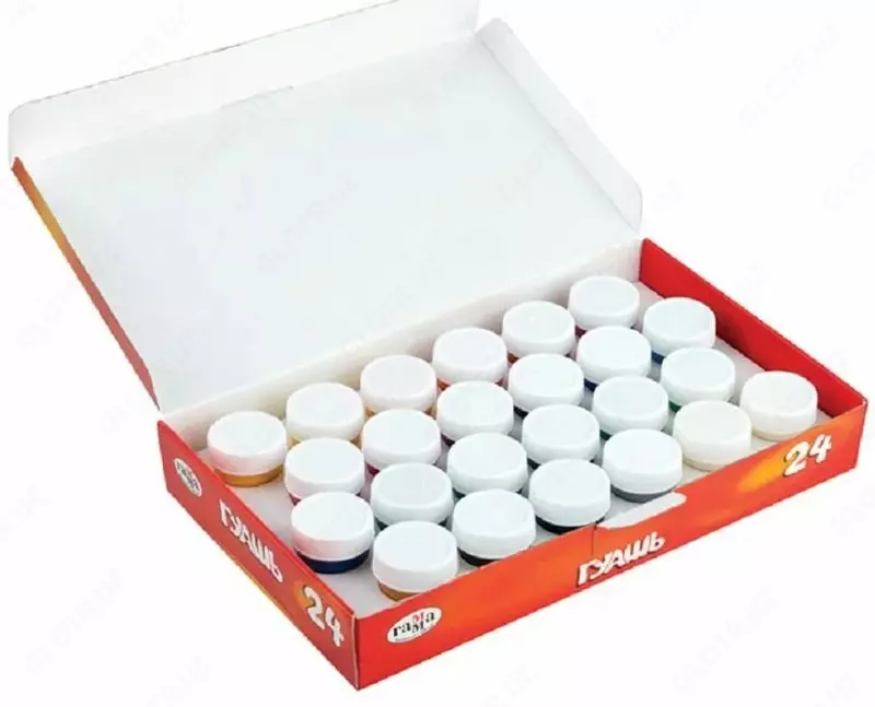 Badiiy gouache "Gamma" Multfilmlar, jar 20 ml., 24 rang. (- 81220201-modda)
