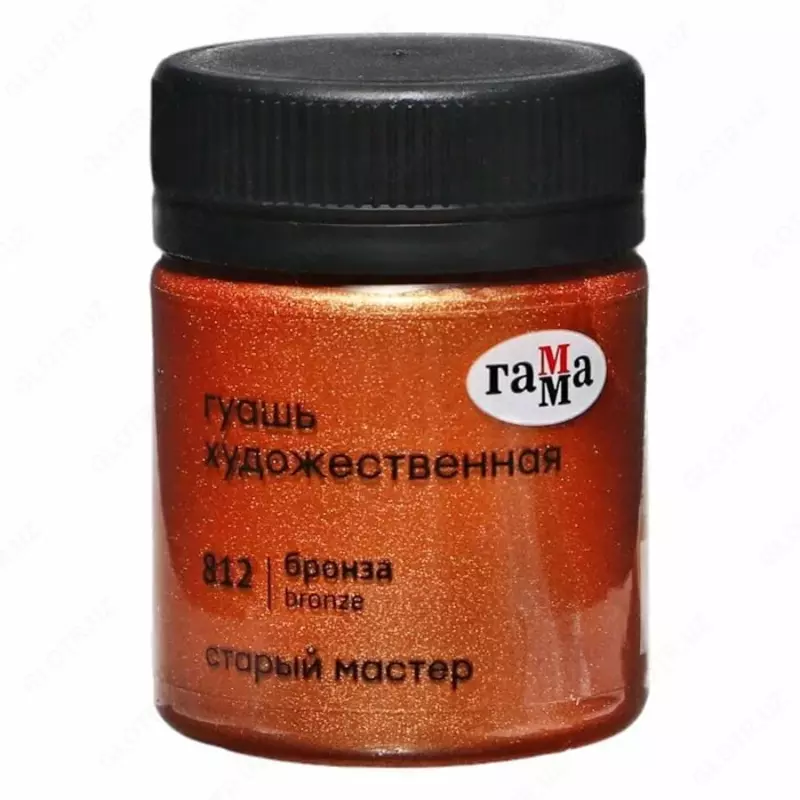 Guash bo'yog'i № 812 "Gamma" Old Master, banka 40 ml (Art. - 12112040812) Bronza