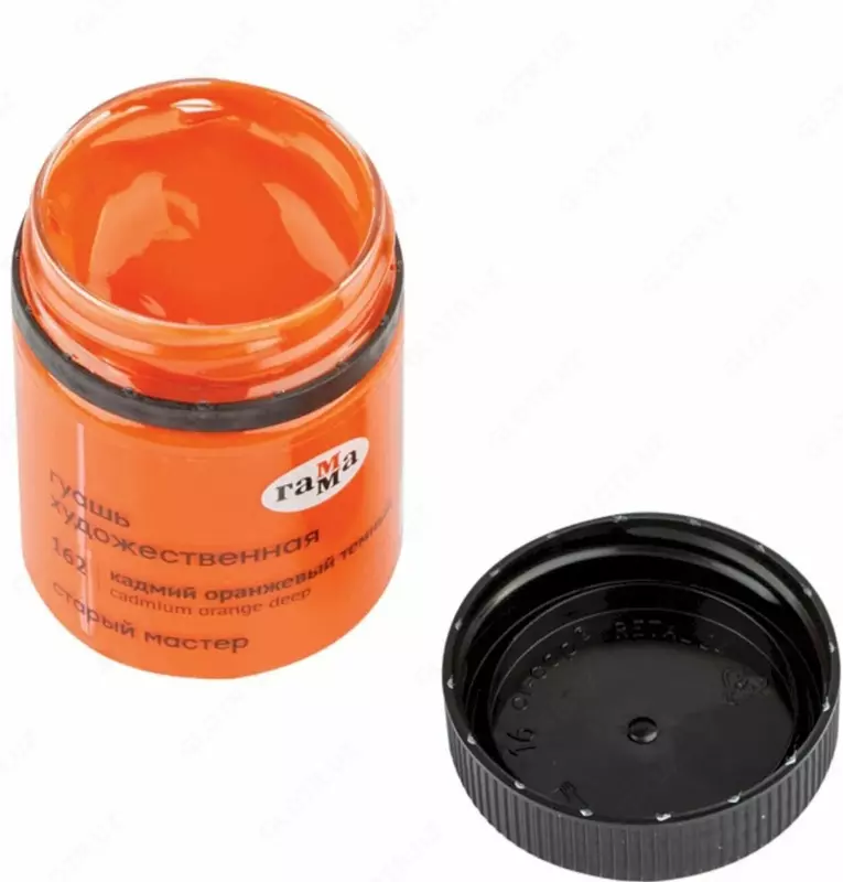 Guash bo'yog'i № 162 "Gamma" Old Master, 40 ml banka (Art. - 12112040162) Kadmiy to'q sariq