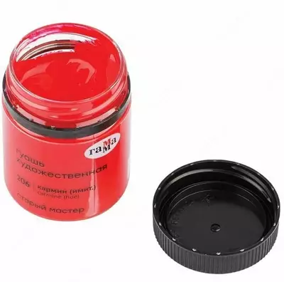 Guash bo'yog'i № 206 "Gamma" Old Master, 40 ml banka (Art. - 12112040206) Karmin (taqlid)