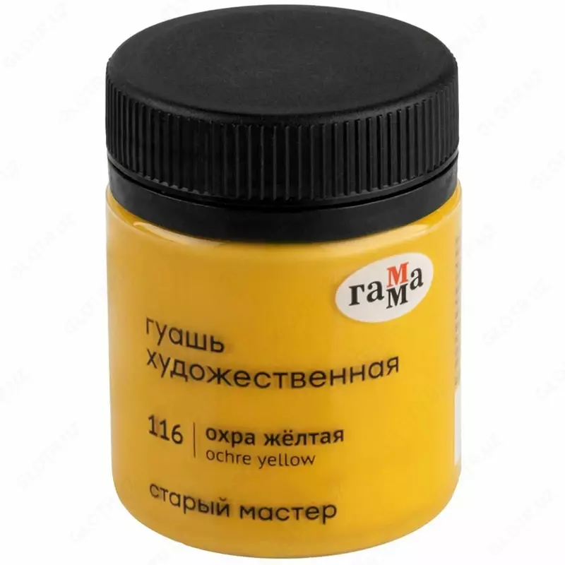 Guash bo'yog'i № 116 "Gamma" Old Master, 40 ml banka (Art. - 12112040116) Sariq oxra