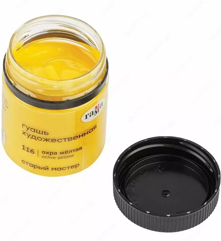 Guash bo'yog'i № 116 "Gamma" Old Master, 40 ml banka (Art. - 12112040116) Sariq oxra