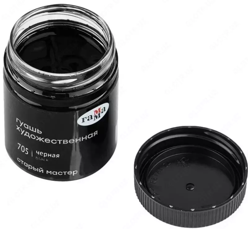 Guash bo'yog'i № 705 "Gamma" Old Master, banka 40 ml (Art. - 12112040705) Qora