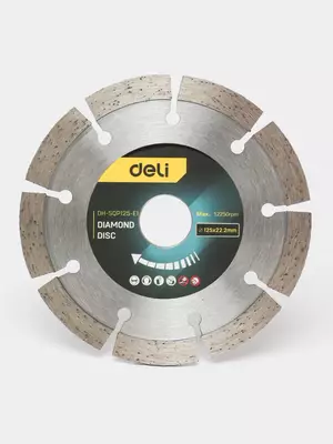 Алмазный пильный диск "Deli Tools" 125 х 22,2 мм (Арт. - EDH-SQP125-E1)