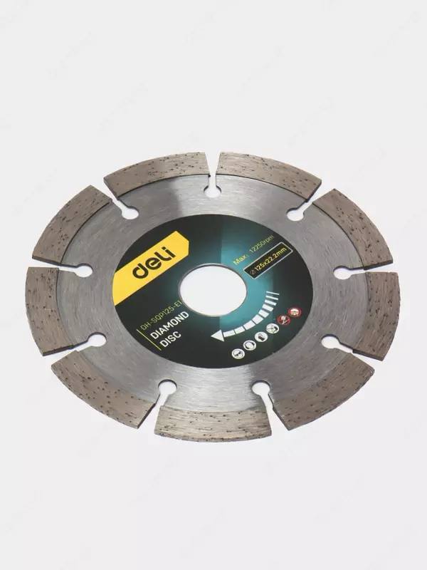 Алмазный пильный диск "Deli Tools" 125 х 22,2 мм (Арт. - EDH-SQP125-E1)