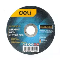 Отрезной абразивный диск по металлу "Deli Tools" 125 х 1.2 х 22.2 мм (Арт. - EDH-SZP125-E1)