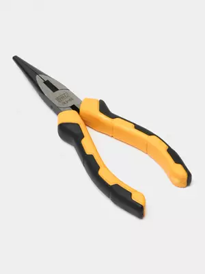 Deli Tools uzun burun pensesi, 6", 160 mm, karbonli po