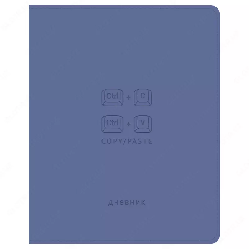 Maktab kundaligi ArtSpace Light "Copy/Paste" 1-11 sinflar, A5, san'at. teri, qattiq muqovali, xatcho‘p xatcho'p, 48 p. (Art. - DU48kh_48661) Moviy