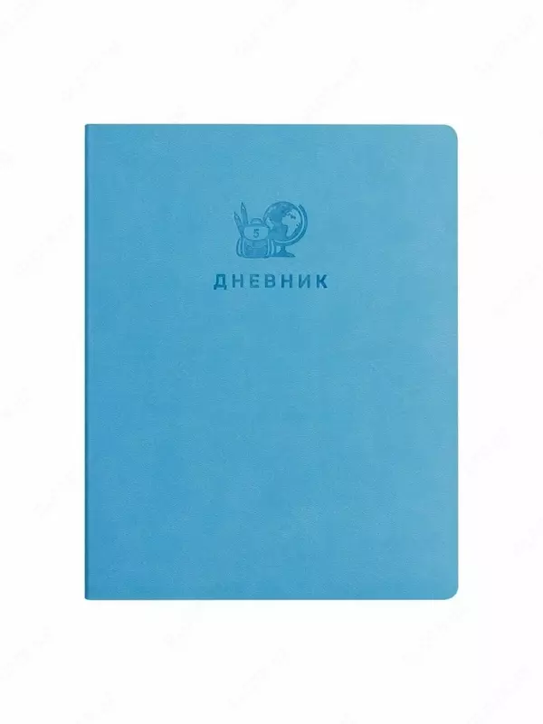 Школьный дневник BG Лайт "Monocolor" 1-11 кл, А5, иск. кожа, интегр. обложка, закл. ляссе, 48 л. (Арт. - Дик5и48_тт_10438) Голубой