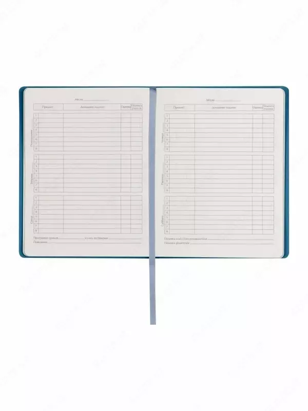 Школьный дневник BG Лайт "Monocolor" 1-11 кл, А5, иск. кожа, интегр. обложка, закл. ляссе, 48 л. (Арт. - Дик5и48_тт_10438) Голубой