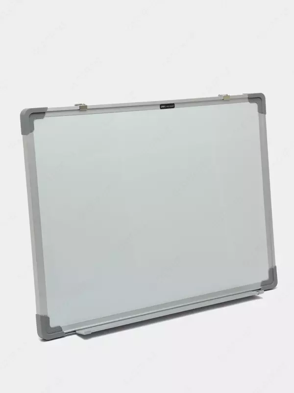 Белая магнитно-маркерная доска "Deli" 60 х 45 см (Арт. - 450-EV)