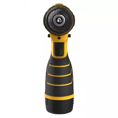 Дрель-шуруповерт (аккумуляторная) "Deli Tools", 12W, D патрона 10 мм, 0-400/0-1500 об/мин (Арт.-EDL-DZ12-5A2) Желтая/черная