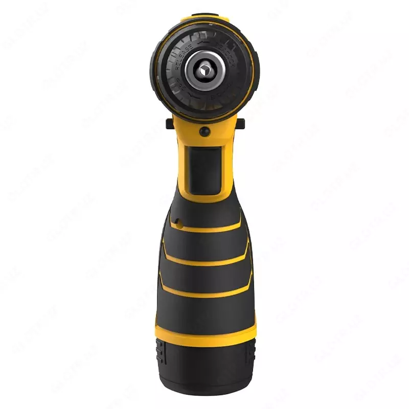 Дрель-шуруповерт (аккумуляторная) "Deli Tools", 12W, D патрона 10 мм, 0-400/0-1500 об/мин (Арт.-EDL-DZ12-5A2) Желтая/черная