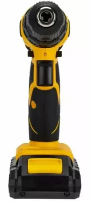 Burg'ulash-tornavida (simsiz) "Deli Tools", 20W, chuck D 10 mm, 0-350/0-1350 rpm, korpus (Art.-EDL-DZ20-E1D1) Sariq/qora