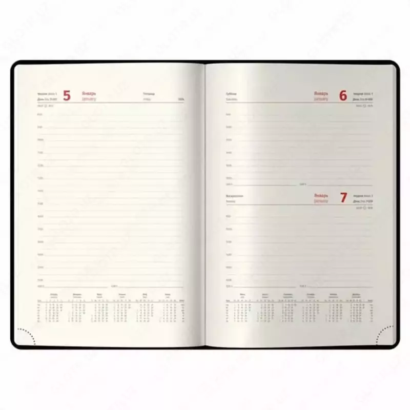 Sana kundaligi 2024 "Berlingo" Glow, da'vo. teri, A5, 184 l. (Art. - DD4_93533) Binafsha rang