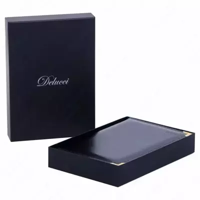 Датированный Ежедневник 2024 г. "Delucci", иск. кожа, А5, 184 л. (Арт. - DD4_89501) Черный